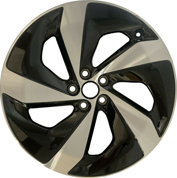 Jaguar F-Pace 2021-2023 black machined 19x8.5 aluminum wheels or rims. Hollander part number ALY60032, OEM part number T4A37968.