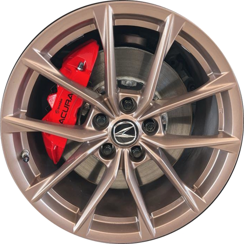 Acura Integra Type S 2024 Powder coat bronze 19x9.5 aluminum wheels or rims. Hollander part number ALY95835, OEM part number 08W193S5200B