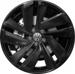 ALY70076U45 Volkswagen Atlas Wheel/Rim Black Painted #3QF601025AGAX1