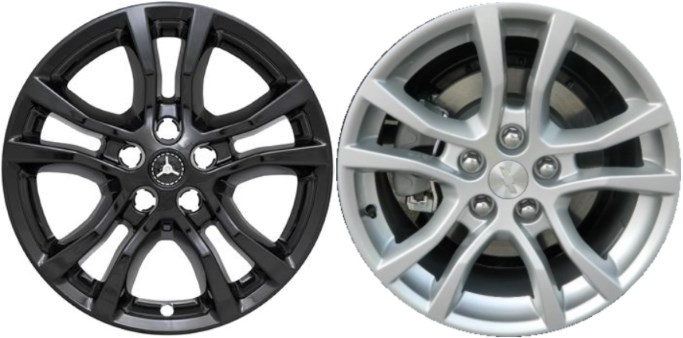 Chevrolet Camaro 2013-2015, Chevrolet Camaro 2019-2023 Black, 5 Double Spoke, Plastic Hubcaps, Wheel Covers, Wheel Skins, Imposters. Fits 18 Inch Alloy Wheel Pictured to Right. Part Number IMP-398BLK/8800GB.