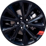 ALY14060U45 Chevrolet Bolt EUV Redline Wheel/Rim Black Painted #42777631