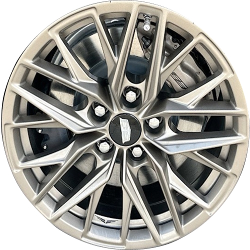 Cadillac CT4-V Blackwing 2024-2025 bronze painted 18x9 aluminum wheels or rims. Hollander part number not Yet Known, OEM part number 85155513