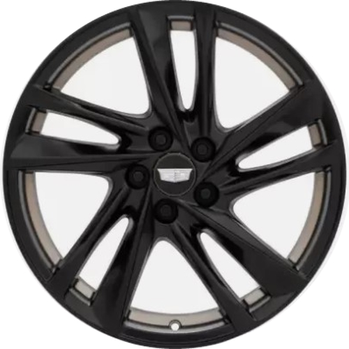 Cadillac CT4 CT4-V 2024-2025 powder coat black bronze accents 19x8 aluminum wheels or rims. Hollander part number Not Yet Known OEM part number 84718955