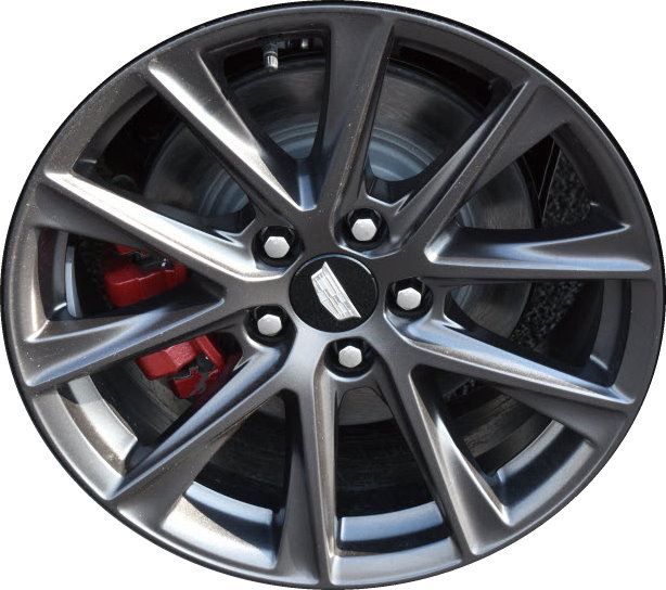 Cadillac CT5 2020-2024 powder coat charcoal 19x8.5 aluminum wheels or rims. Hollander part number ALY4840U30, OEM part number 84523080.