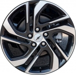 ALY14065U45 Chevrolet Bolt EV Wheel/Rim Black Machined #42665271