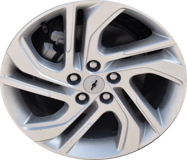 Chevrolet Bolt 2022-2023 powder coat silver 17x6.5 aluminum wheels or rims. Hollander part number ALY14065U20HH, OEM part number 42665270.