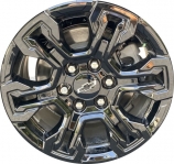 ALY14089BP Chevrolet Silverado 1500 Wheel/Rim Black Painted #85117546