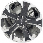 ALYGV114 Chevrolet Equinox Wheel/Rim Black Machined #26456297