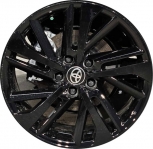 ALYTX022U46 Toyota Corolla Cross Hybrid Wheel/Rim Black Painted #426110A440