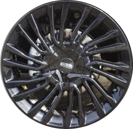 Lincoln Corsair 2021-2022 powder coat black 20x8 aluminum wheels or rims. Hollander part number 10423b, OEM part number MJ7Z1007A.