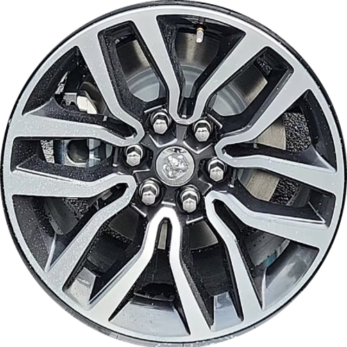 Dodge Ram 1500 2025 charcoal polished 20x9 aluminum wheels or rims. Hollander part number ALY95955, OEM part number 68563995AA