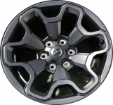 ALY66002U45HH Dodge Ram 1500 TRX Wheel/Rim Black Painted #68497383AA