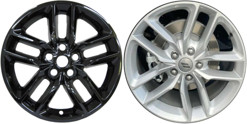 IMP-2249GB Dodge Durango Black Wheel Skins (Hubcaps/Wheelcovers) 20 Inch Set