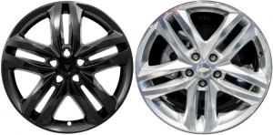 IMP-415BLK Chevrolet Equinox Black Wheel Skins (Hubcaps/Wheelcovers) 19 Inch Set