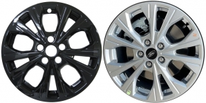 IMP-7201GB Ford Escape Black Wheel Skins (Hubcaps/Wheelcovers) 17 Inch Set
