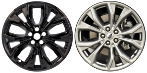 IMP-2820GB Ford Explorer Black Wheel Skins (Hubcaps/Wheelcovers) 20 Inch Set