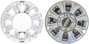 IMP-493X Ford F-250, F-350 Chrome Wheel Skins (Hubcaps/Wheelcovers) 18 Inch Set