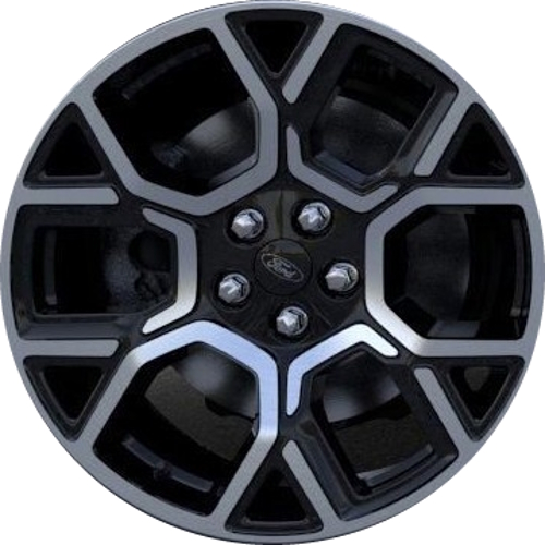 Ford Maverick Lariat 2025 black machined 19x7.5 aluminum wheels or rims. Hollander part number ALY94108b, OEM part number Not Yet Known