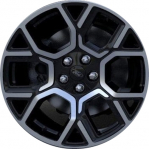 ALYFS042U45 Ford Maverick Wheel/Rim Black Machined.