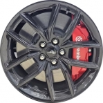 ALYFQ070U45 Ford Mustang Wheel/Rim Black Painted #PR3Z1007GA