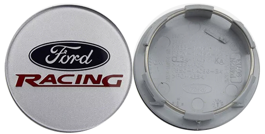 C3447 Ford Mustang OEM Ford Racing Silver Center Cap #M1096FR