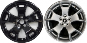 IMP-476BLK/7968GB Ford Bronco Sport Black Wheel Skins (Hubcaps/Wheelcovers) 17 Inch Set