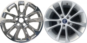 IMP-471X/769PC Ford Fusion Chrome Wheel Skins (Hubcaps/Wheelcovers) 17 Inch Set