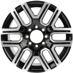 ALYGV111U45 Chevrolet Silverado 1500 EV GMC Sierra EV Wheel/Rim Black Machined #85709998