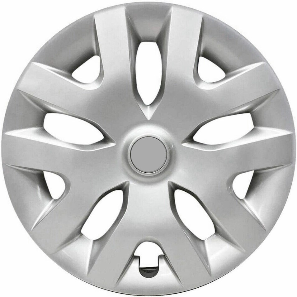 Nissan Rogue Sport 2017-2020, Plastic 5 Y-Spoke, Single Hubcap or Wheel Cover For 16 Inch Steel Wheels. Hollander Part Number 554s/H53095.