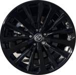 ALY75699U46 Toyota Highlander Wheel/Rim Black Painted #426110EB80