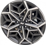 ALY70649 Hyundai Tucson Wheel/Rim Black Machined #52910N9400