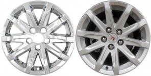 IMP-368X Cadillac CTS Chrome Wheel Skins (Hubcaps/Wheelcovers) 17 Inch Set