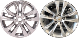 IMP-469X/7121PC Chevrolet Trailblazer Chrome Wheel Skins (Hubcaps/Wheelcovers) 17 Inch Set