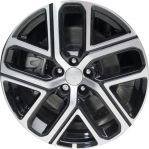 ALYJG093U45 Jeep Compass Wheel/Rim Black Machined #68628069A