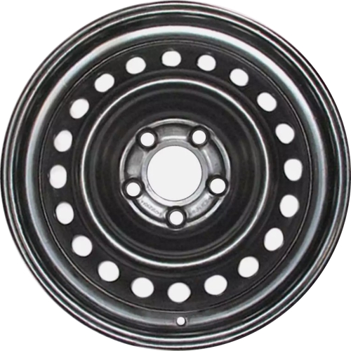 Jeep Gladiator 2020-2025  powder coat black 17x7.5 steel wheels or rims. Hollander part number STL09239, OEM part number 04755290AA