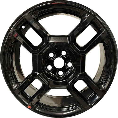 KIA EV9 2024  powder black 21X9 aluminum wheels or rims. Hollander part number ALY95871, OEM part number 52910-00360