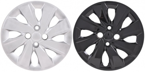 549 15 Inch Aftermarket  KIA Rio (Bolt On) Hubcaps/Wheel Covers Set