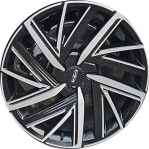 ALYFS039 Lincoln Aviator Wheel/Rim Black Machined #RC5Z1007A