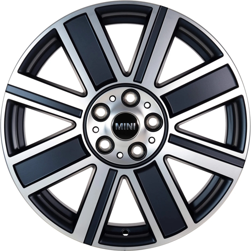 Mini Countryman 2020-2024 charcoal machined 19x8 aluminum wheels or rims. Hollander part number ALY86595 OEM part number 36116888084