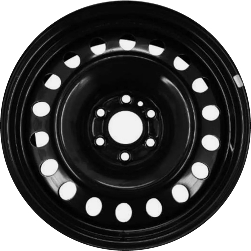 Nissan Frontier 2007-2025, Nissan Pathfinder 2007-2012, Xterra 2007-2010 powder coat black 17x7.5 steel wheels or rims. Hollander part number STL62482, OEM part number 40300ZP57A