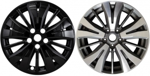 IMP-488BLK Nissan Pathfinder Black Wheel Skins (Hubcaps/Wheelcovers) 18 Inch Set