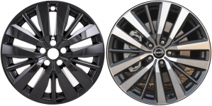 IMP-501BLK Nissan Pathfinder Black Wheel Skins (Hubcaps/Wheelcovers) 20 Inch Set