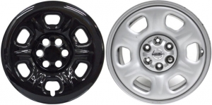 IMP-69BLKN/6944GB Nissan Frontier, Xterra Black Wheel Skins (Hubcaps/Wheelcovers) 16 Inch Set