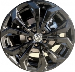 ALY75279U45 Toyota RAV4 Wheel/Rim Black Painted #4261A0R160