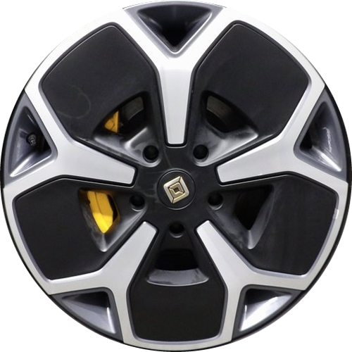 Rivian R1S, R1T 2022-2024 charcoal machined 21x8.5 aluminum wheels or rims. Hollander part number ALY95661, OEM part number PT00032822