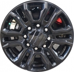ALY5957A45/14026 GMC Sierra 2500, 3500 Wheel/Rim Black Painted #84742708