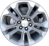 ALY14090U30 Chevrolet Silverado 1500 Wheel/Rim Grey Machined #84726383