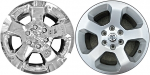 IMP-451X Dodge Ram 1500 Chrome Wheel Skins (Hubcaps/Wheelcovers) 18 Inch Set