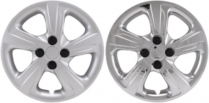 558 15 Inch Aftermarket Chevrolet Spark (Bolt On) Hubcaps/Wheel Covers Set