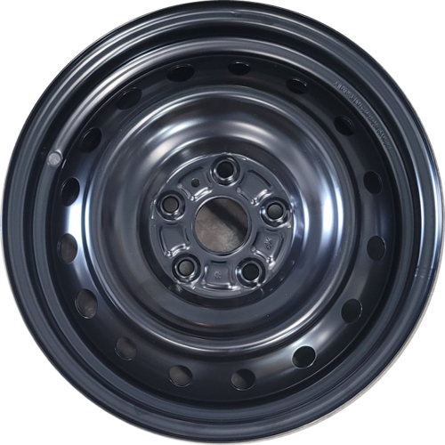 Subaru Impreza 2024 powder coat black 16x6.5 steel wheels or rims. Hollander part number Not Yet Known, OEM part number 28111FN010
